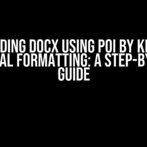 Appending docx using POI by keeping original formatting: A Step-by-Step Guide